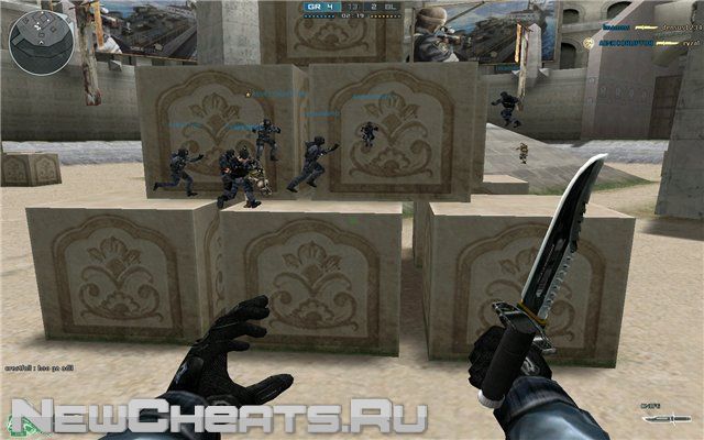 Скриншот чита Рабочий WallHack для CrossFire