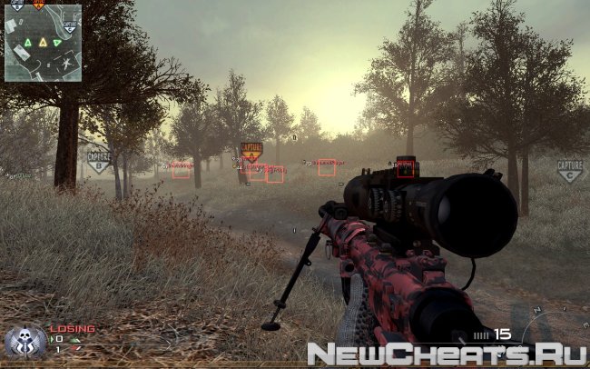 Скриншот чита AlterIWnet NoRecoil/Wallhack